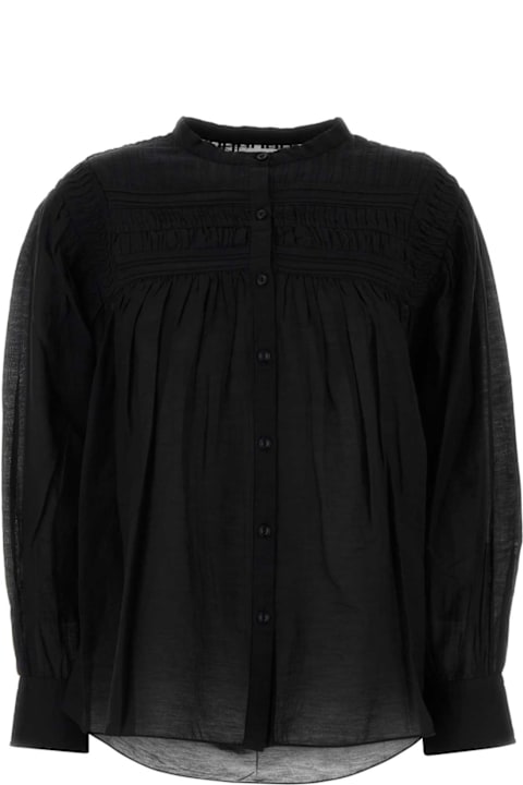 Marant Étoile Black Cotton Plalia Blouse