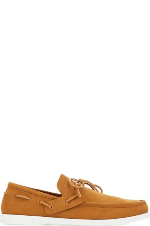 Marni Loafers & Boat Shoes for Men Marni Camel Suede Lace-up Shoes
