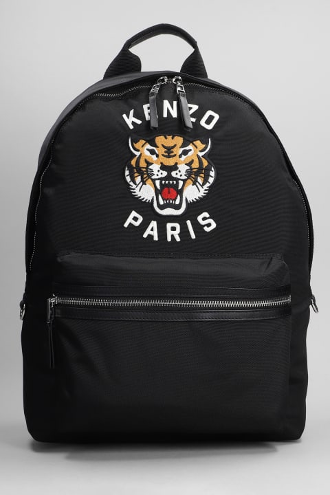 Bags for Men Kenzo Backpack In Black Polyester