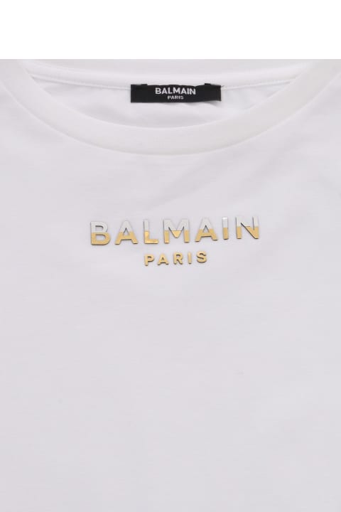 Balmain for Kids Balmain White T-shirt