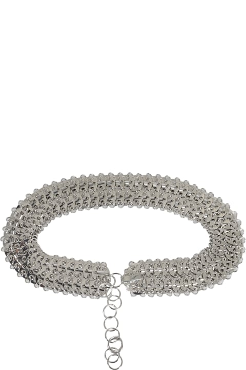 Paco Rabanne Belts for Women Paco Rabanne 1969 Chainmail Waist Belt In Silver