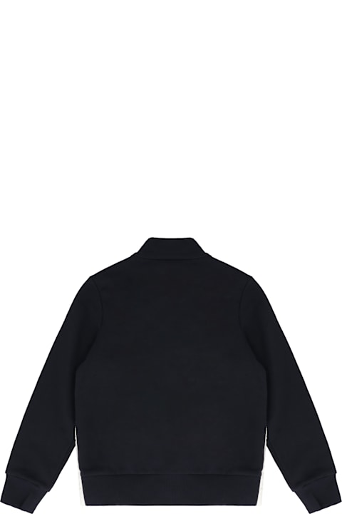 Sale for Kids Moncler Jacket In Fleece With Padded Panel