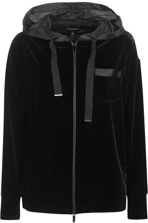 Emporio Armani Coats & Jackets for Women Emporio Armani Full Zip Hoodie