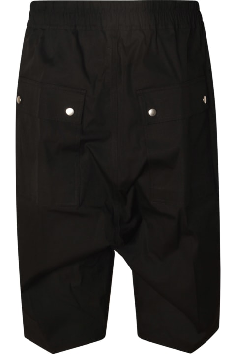 Clothing Sale for Men Rick Owens Elastic Drawstring Waist Studded Shorts