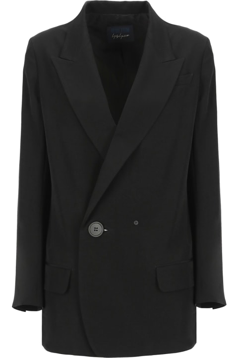 Yohji Yamamoto Coats & Jackets for Women Yohji Yamamoto Satin Blazer