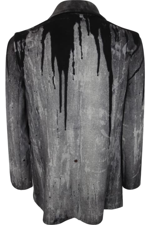 Avant Toi Coats & Jackets for Men Avant Toi Liquid Art Felted Rever Jacket