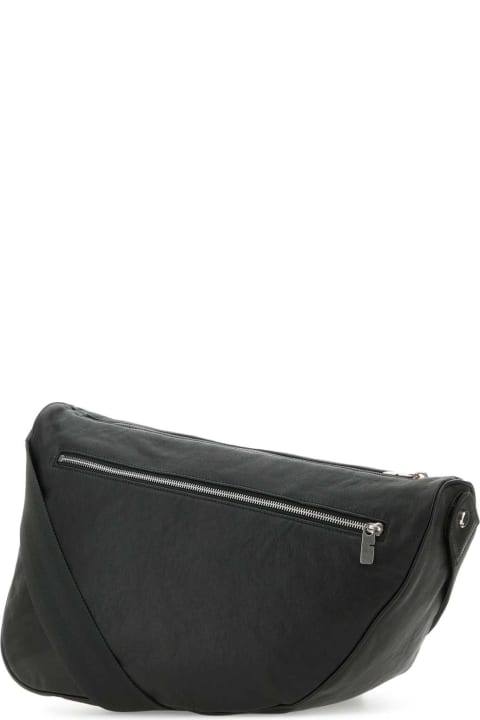Bags for Women Burberry Slate Leather Shield Crossbody Bag