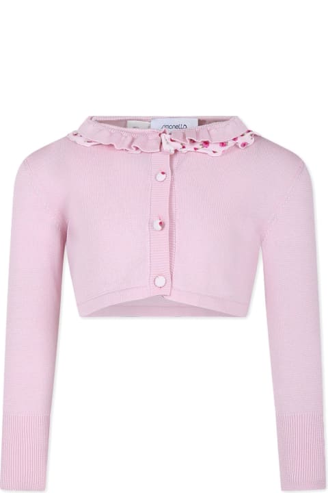 Topwear for Girls Simonetta Simonetta Sweaters Pink