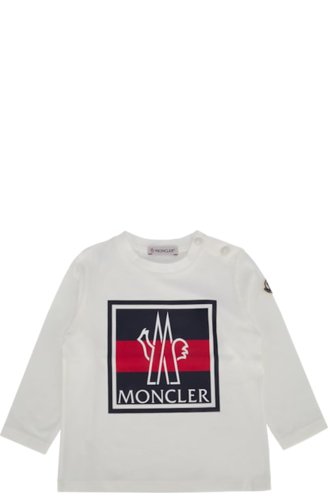 Moncler T-Shirts & Polo Shirts for Baby Girls Moncler Ls T-shirt