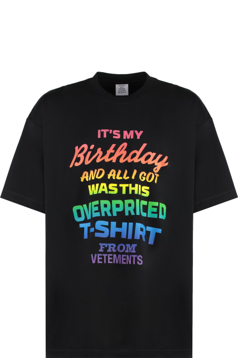 Homeware VETEMENTS Printed Cotton T-shirt