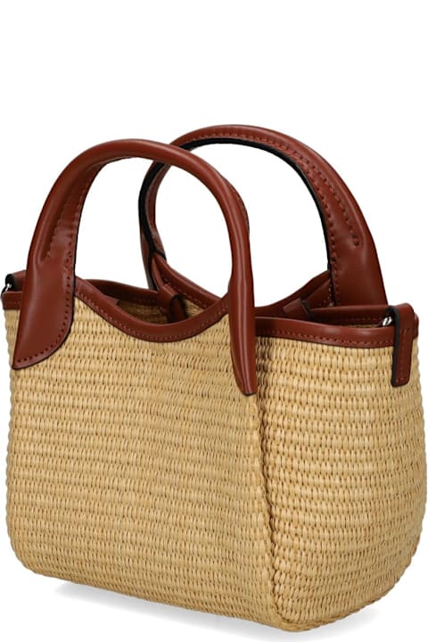 Homeware Emporio Armani Small Straw Tote Bag