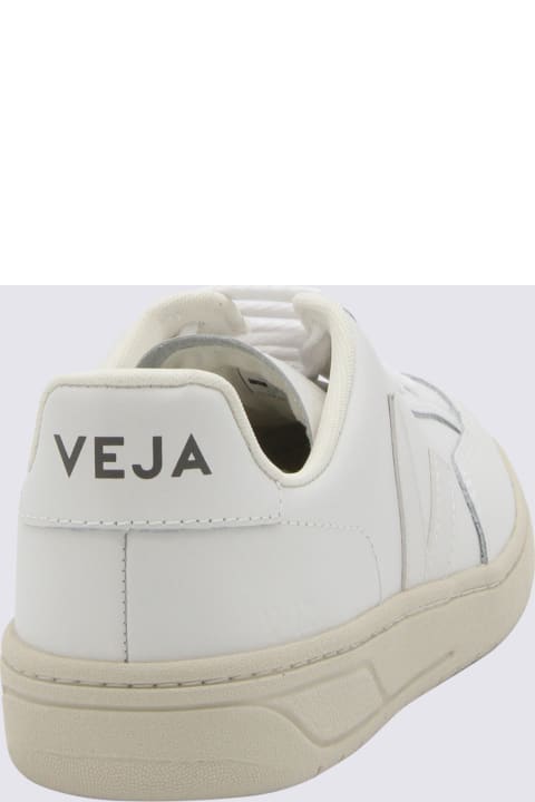 ウィメンズ Vejaのスニーカー Veja White Leather V-123 Sneakers