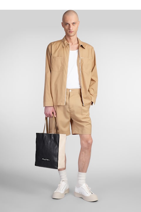 Marni Pants for Men Marni Shorts In Beige Wool