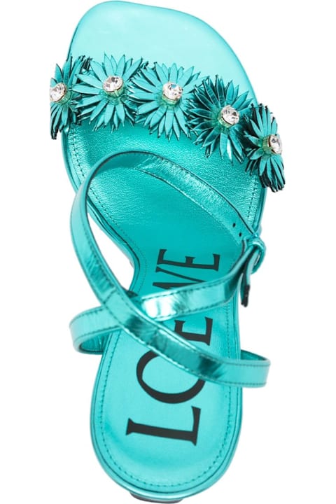 Loewe لـ Kids Loewe Petal Flower Sandals
