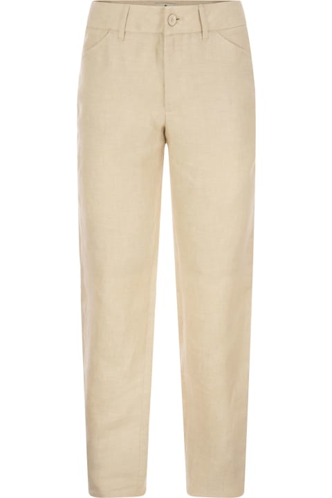 Etro Pants for Men Etro Linen Bootcut Trousers