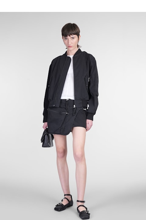 Helmut Lang Clothing for Women Helmut Lang Skirt In Black Rayon
