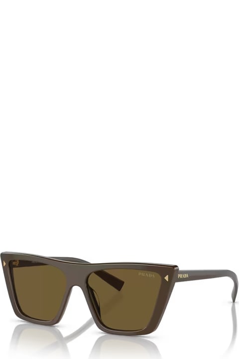 Prada Eyewear Eyewear for Women Prada Eyewear Pr 21zs Loden Sunglasses