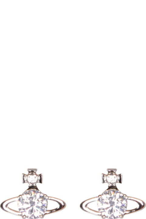 Vivienne Westwood Jewelry for Women Vivienne Westwood Reina Platinum Earrings