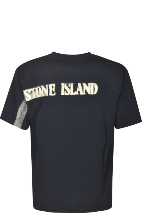 Stone Island for Men Stone Island Back Logo T-shirt