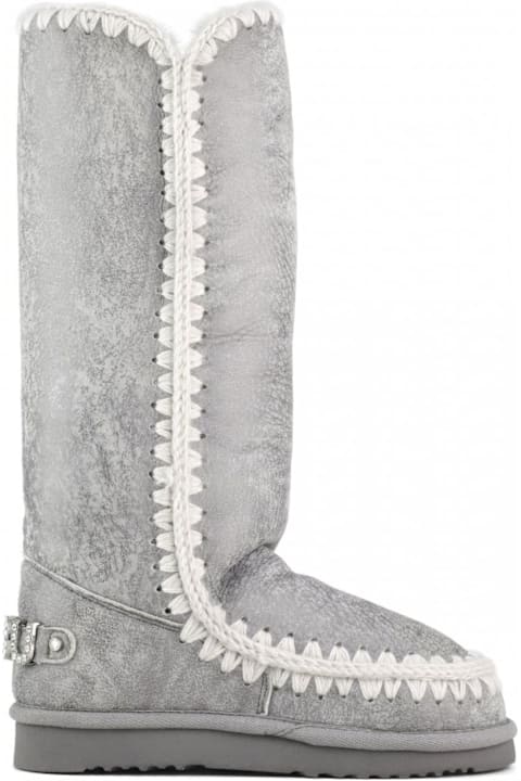 Homeware Mou Silky Silver Sheepskin Eskimo 40