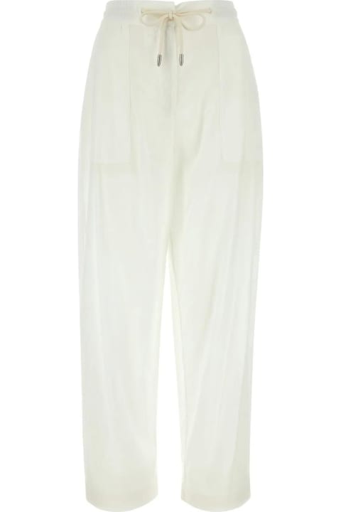 Emporio Armani for Women Emporio Armani White Cotton Pant