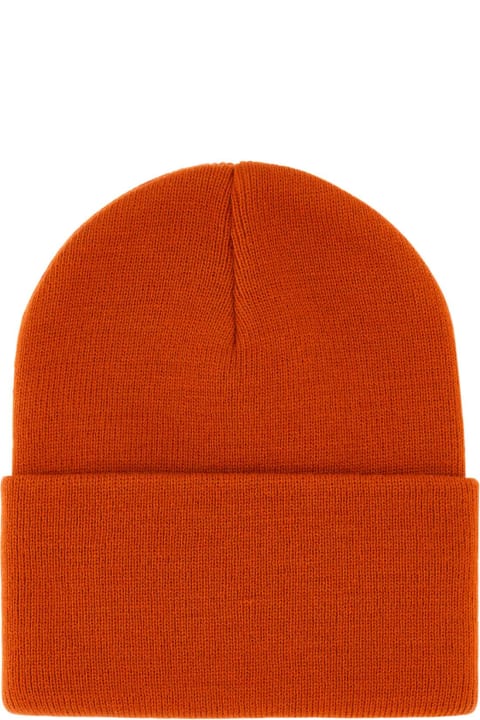 Hi-Tech Accessories for Men Carhartt Dark Orange Acrylic Watch Hat
