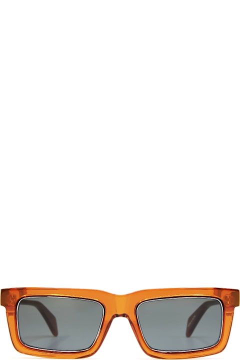 Siens Eyewear for Men Siens Siens Creature 127 003 Orange Transparent Sunglasses