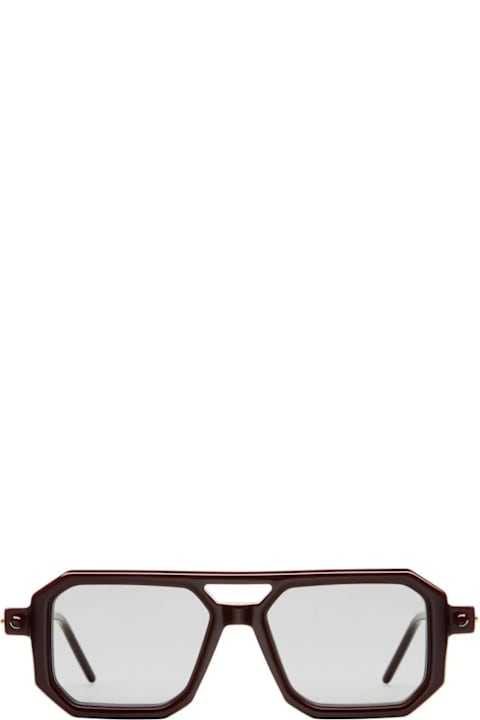 Kuboraum Eyewear for Men Kuboraum Kuboraum Maske P8 Dr Dark Red/ Ivory Glasses
