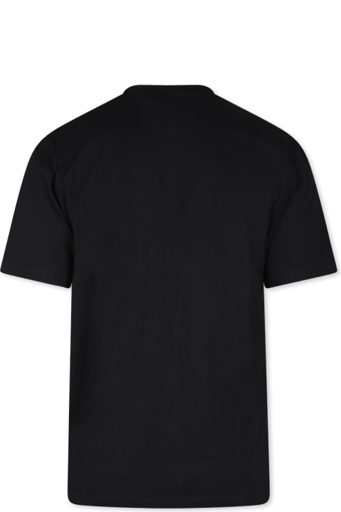 Homeware Diadora Black T-shirt For Boy With Logo