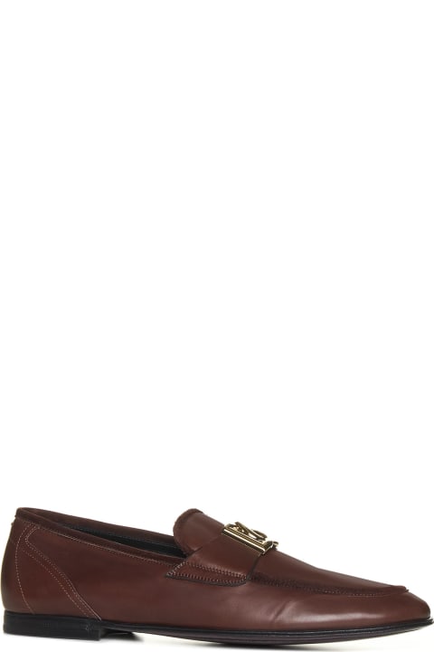 Dolce & Gabbana Loafers & Boat Shoes for Men Dolce & Gabbana Logo Loafers