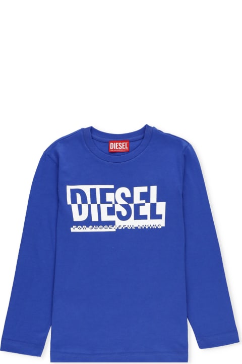 Diesel Kids Diesel Logoed T-shirt