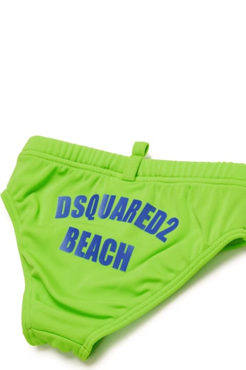 Dsquared2 Swimwear for Baby Girls Dsquared2 Costume Con Logo