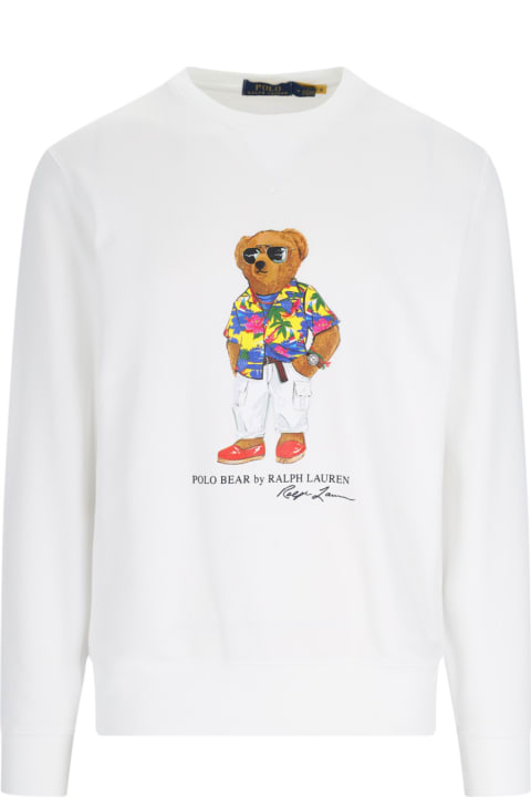 ウィメンズ Ralph Laurenのフリース＆ラウンジウェア Ralph Lauren 'polo Bear' Crew Neck Sweatshirt