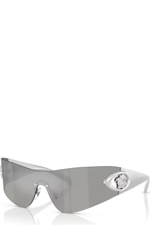 Versace Eyewear for Kids Versace Eyewear Versace 0ve2280 Eclipse Grigio Chiaro Specchiato Argento Sunglasses