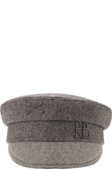 Ruslan Baginskiy Hats for Women Ruslan Baginskiy Baker Boy - Wool-blend Hat