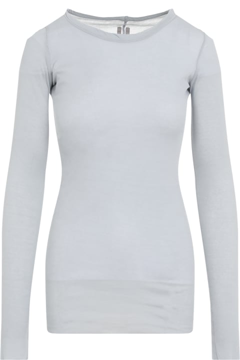 Rick Owens ملابس علوية لـ السيدات Rick Owens Rib Ls T-shirt