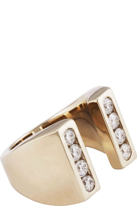 Rings for Women Lo Spazio Jewelry Lo Spazio Diamond U  Ring