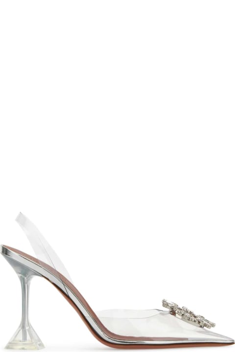 Amina Muaddi High-Heeled Shoes for Women Amina Muaddi Transparent Pvc Begum Pumps