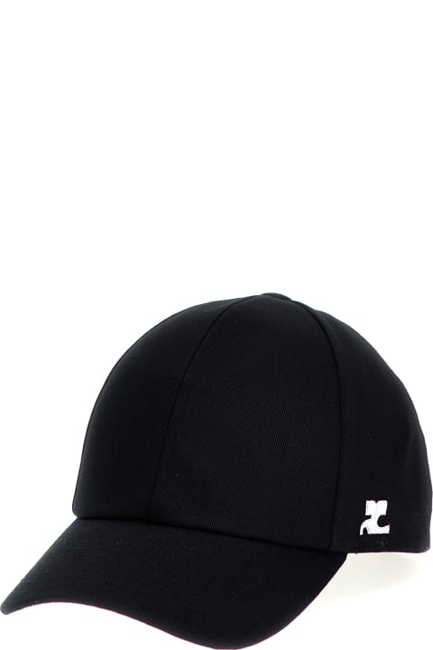 Hats for Women Courrèges Logo Embroidery Cap
