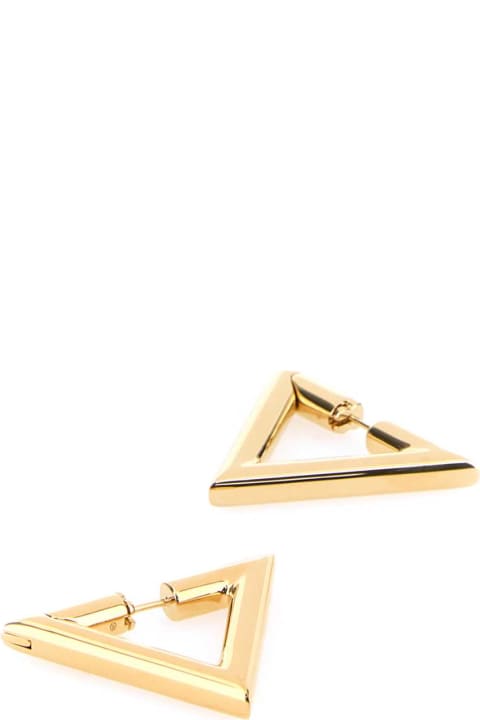 Jewelry for Women Valentino Garavani Gold Metal V Detail Earrings
