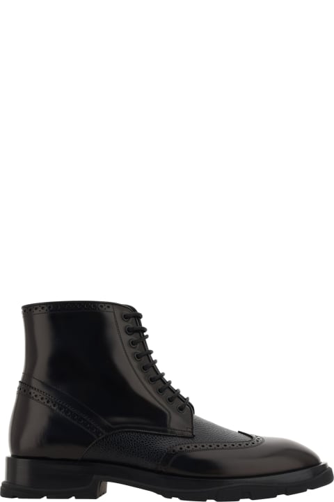 Boots for Men Alexander McQueen Lace Up Boots