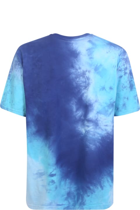 Mauna Kea Topwear for Men Mauna Kea Blue Tie Dye T-shirt