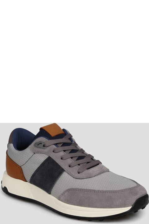 Tod's for Men Tod's Leather And Technical Fabric Sneakers