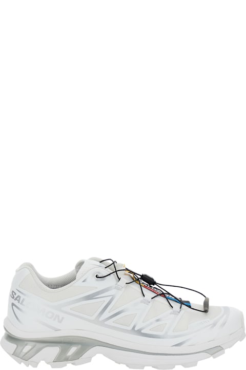 Salomon for Women Salomon 'xt-6 S/lab' White Sneakers With Drawstring In Mesh And Tech Fabric