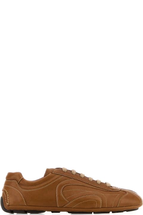 Prada Caramel Nappa Leather Montecarlo Re-edition 2005 Sneakers