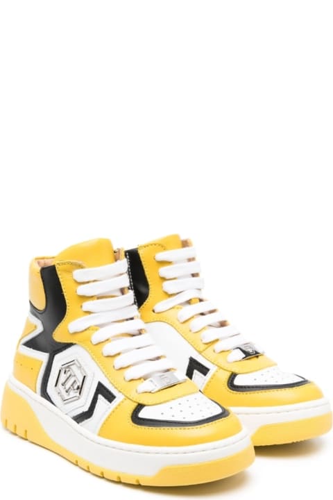 High-top Sneakers With Logo