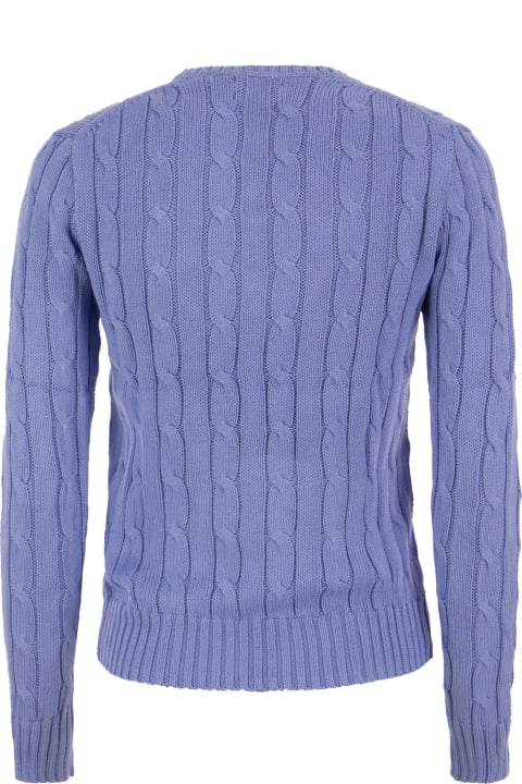 أدوات منزلية Polo Ralph Lauren Crew Neck Sweater In Braided Knit