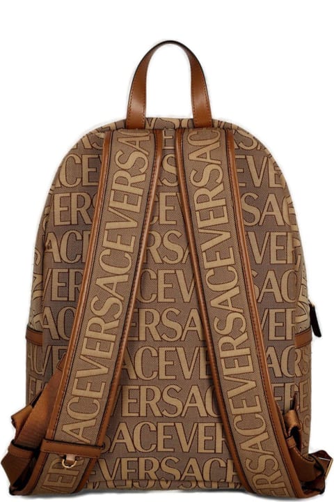 メンズ新着アイテム Versace Versace Allover Backpack