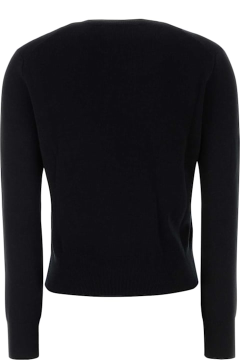Ami Alexandre Mattiussi for Kids Ami Alexandre Mattiussi Black Wool Sweater
