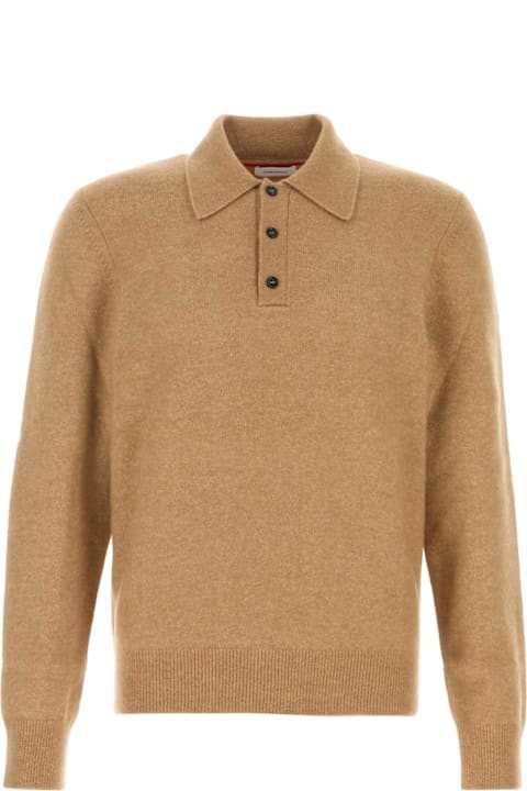 Homeware Ferragamo Stretch Camel Blend Polo Shirt